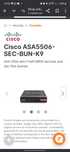 Vând router  Cisco ASA5506,Nou sigilat