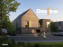 Casa exclusivista stil NORDIC P+1 215 mpU + 500 mp teren VALEA ADANCĂ