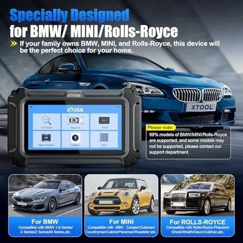 Нов Диагностичен инструмент BMW/MINI/RR с активни тестове и Wi-Fi кола