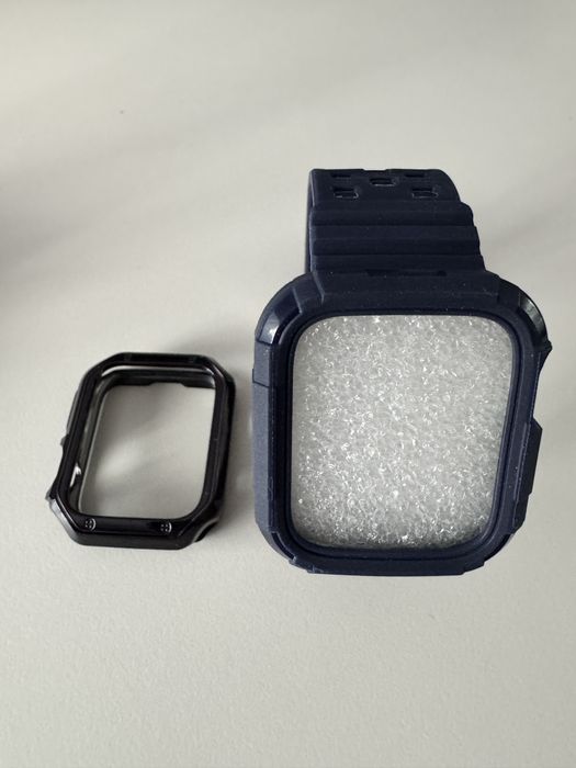 Apple Watch SE 2024, GPS, Carcasa Midnisht Aluminium, 44mm, Ink Sport