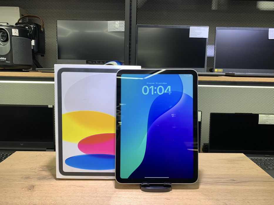 iPad 10, Wi-Fi, 64 GB, Silver, АКБ100%, полный комплект, 1022/А10