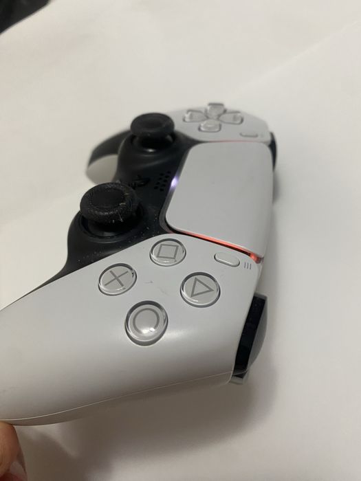 Controller wireless PlayStation 5 DualSense Alb poze reale functional