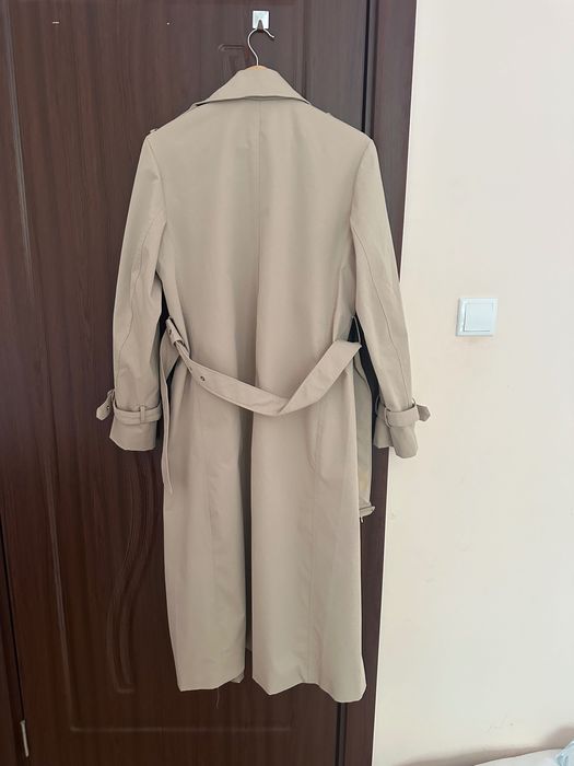 Бежов памучен тренч Zarina