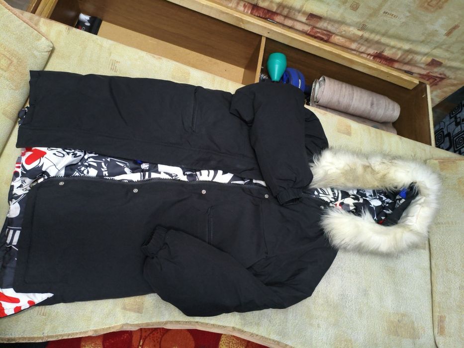 Куртка зимняя, двойная . В хорошем состоянии