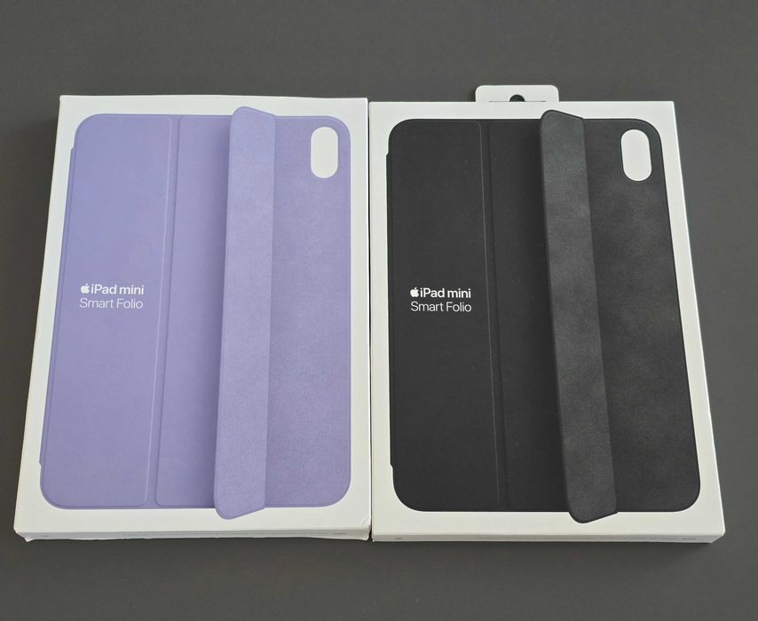 Husa Apple Smart Folio iPad mini 6, 7, Lavender & Black