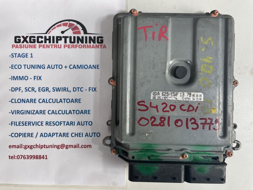 ECU Calculator motor Mercedes S 4.0CDI 0281013779 CR5.1 ED