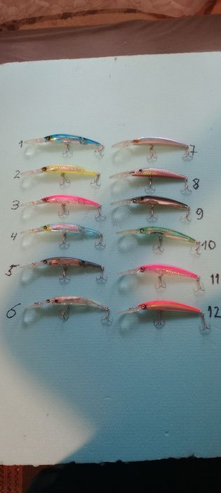 Воблери Yo Zuri Crystal 3D Minnow  Двуделни