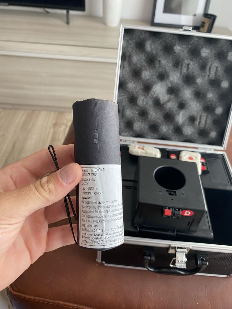 Sistem initiere alpha fire vulcani electrici jerbe tort fumigene