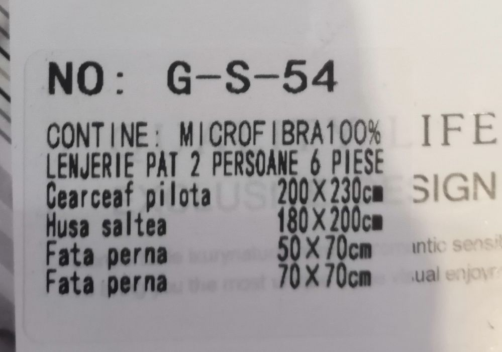 Oferta set 3 bucăți Lenjerie pat  6 piese damasc +microfibra+ finet
