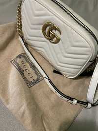 Geanta Gucci Marmont alba