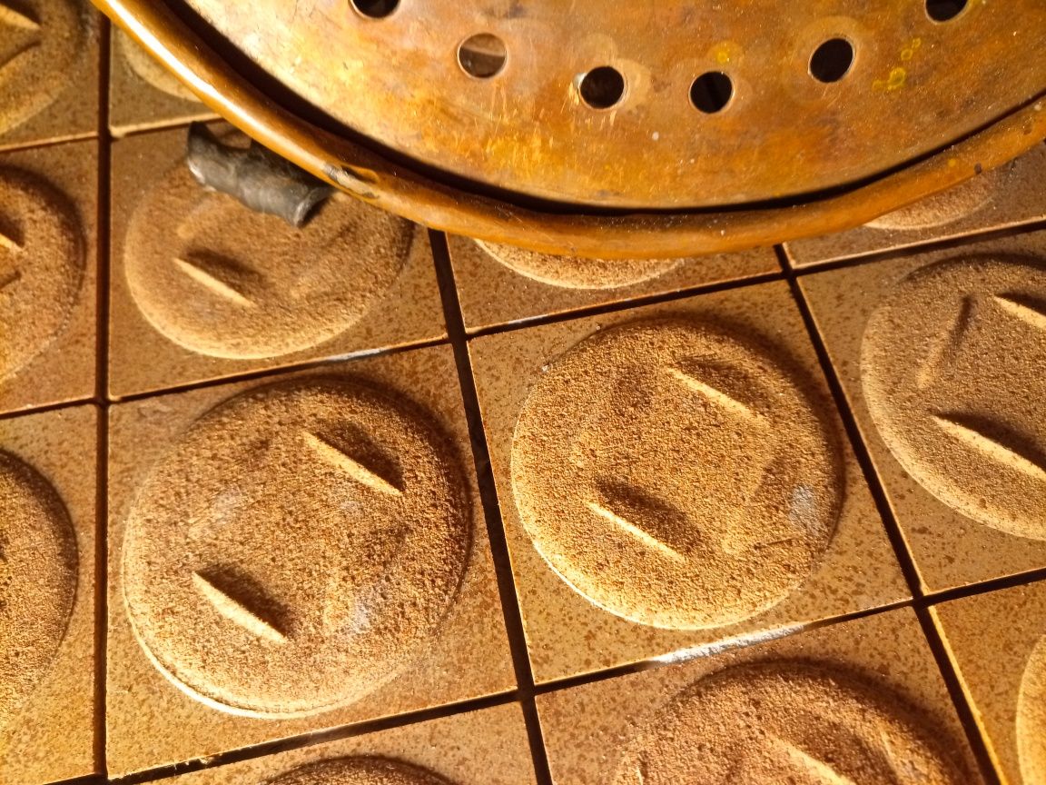 Supor incalzire (cu lumânare) din cupru ,hand made.