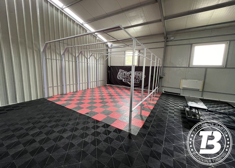 Pardoseala Modulara pentru Garaj si Ateliere Detailing - Negru