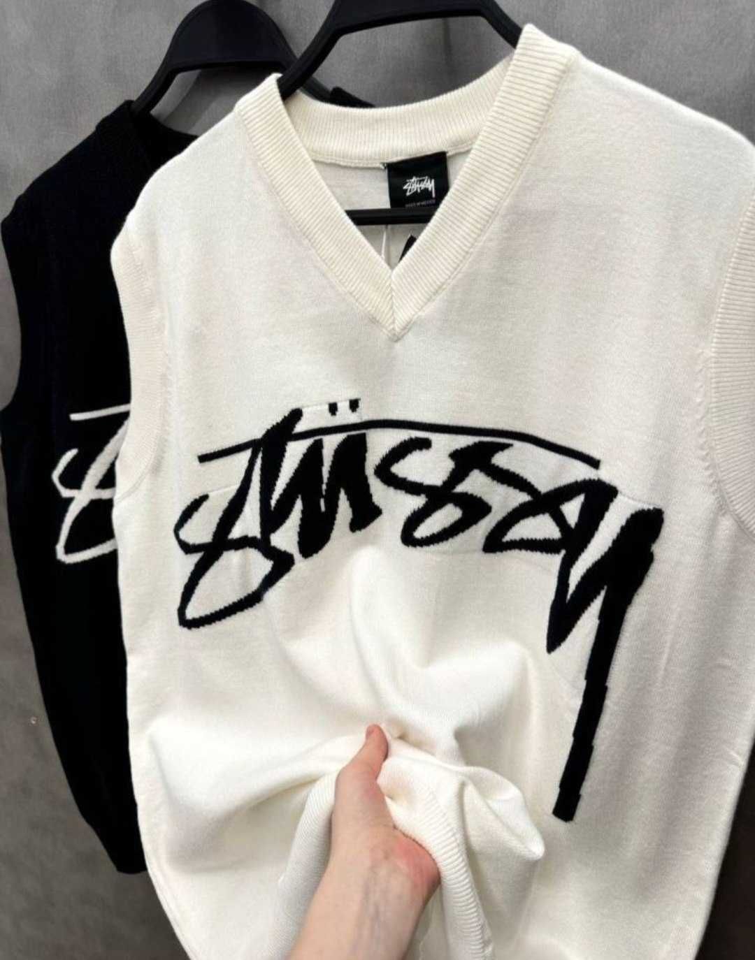 Вязаная жилетка Stussy
