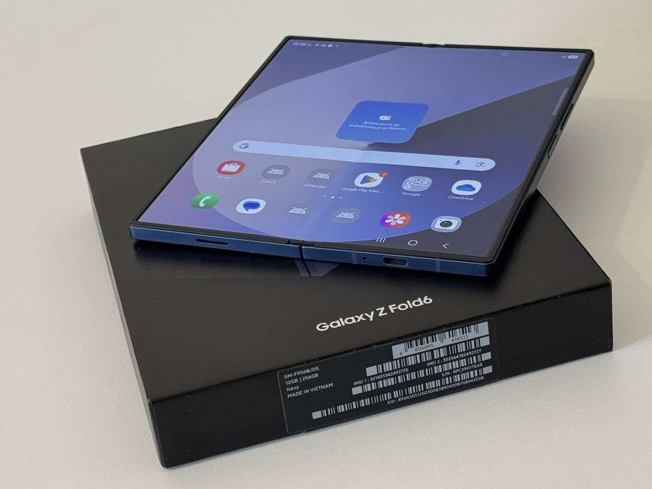Бартер! Като НОВ! Samsung Galaxy Z Fold 6 Navy (Син)