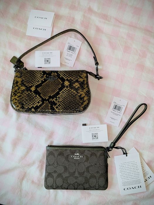 Coach чанта и портмоне