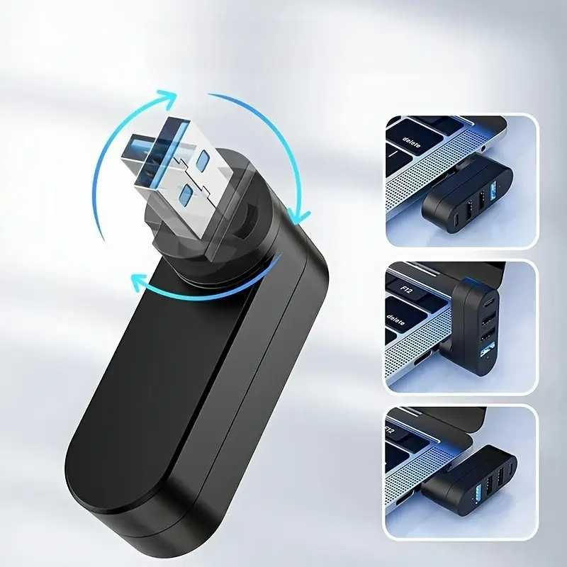 USB HUB  въртящ Port  USB-2