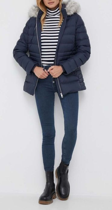 Дамско пухено яке Tommy Hilfiger