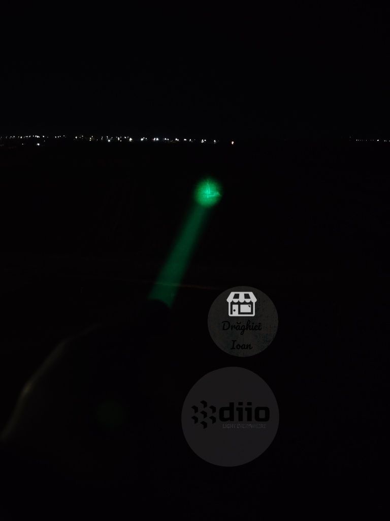Lanterna R5 VANATOR - Kit lanterna cu lumina VERDE pt montare pe arma