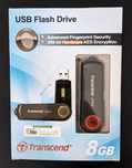 Дактилоскопический USB Flash 8Gb TRANSCEND TS8GJF220 Fingerprint secur