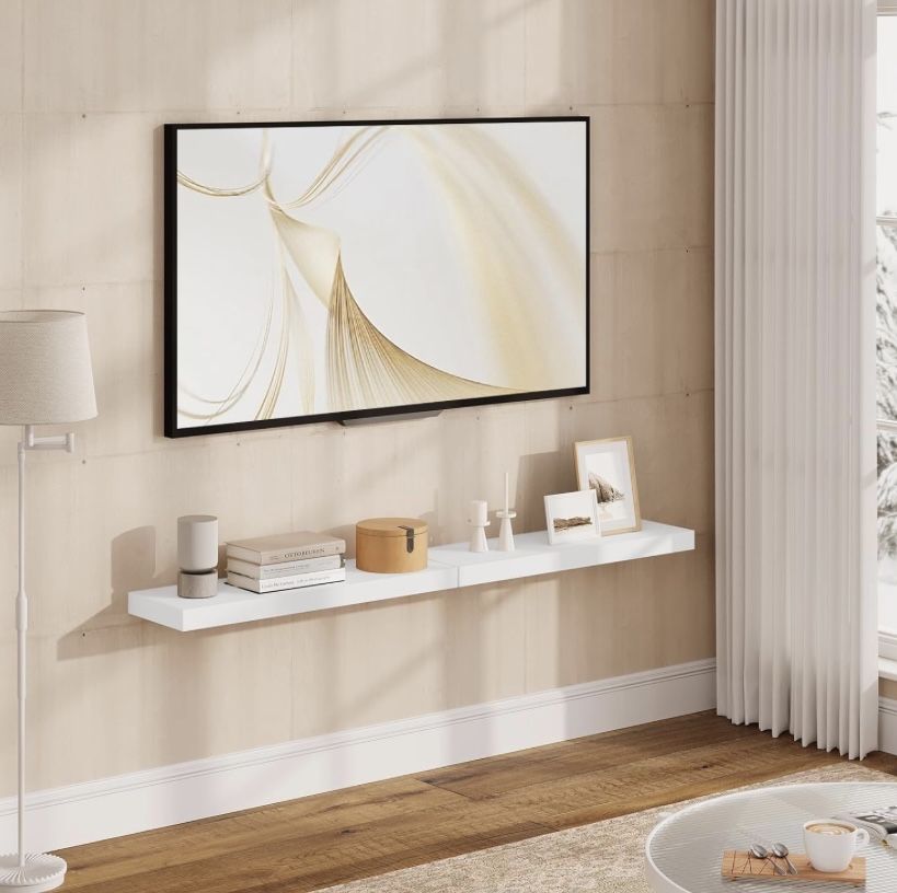Стенен рафт с чекмедже MDF