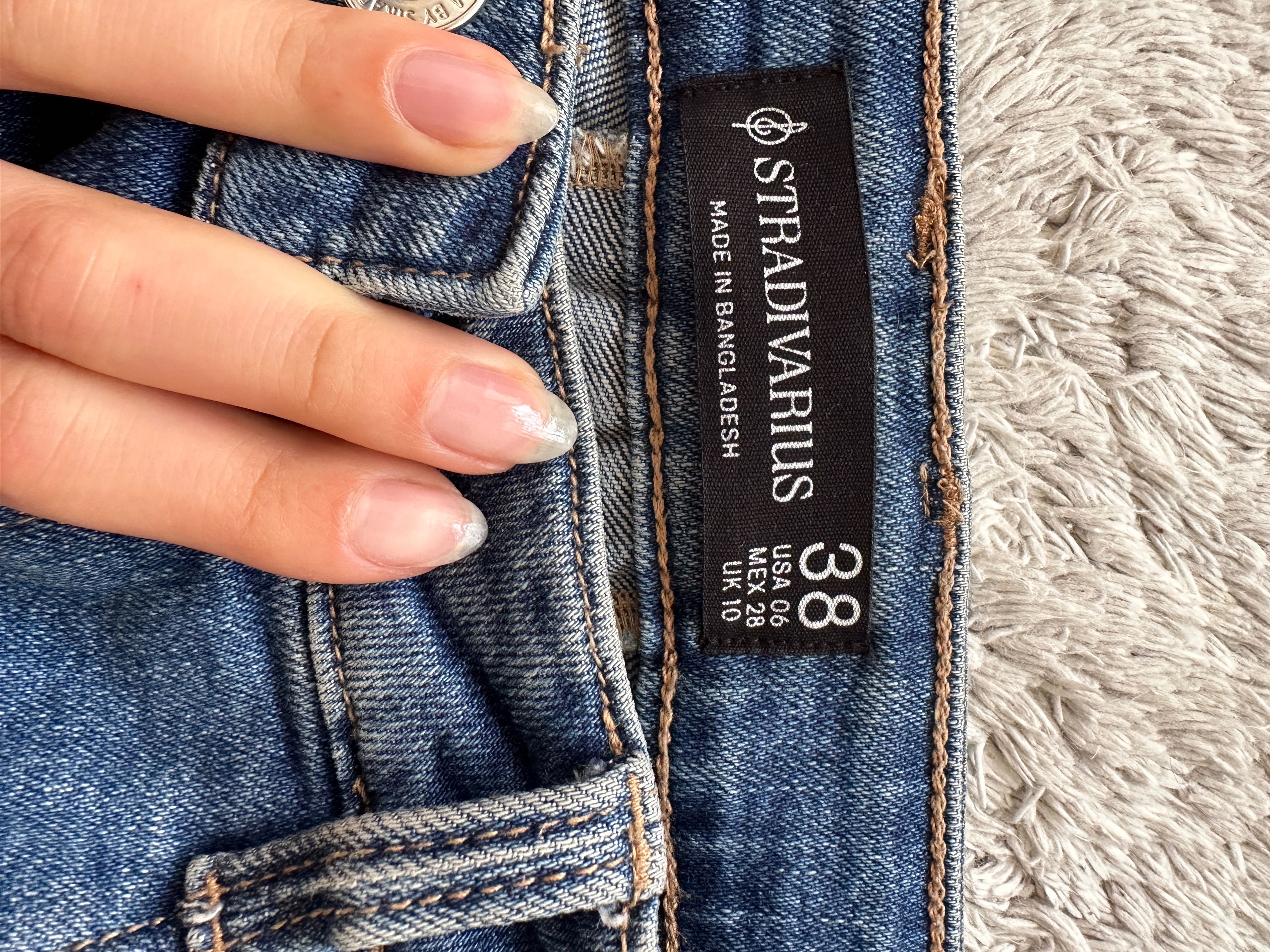 Широки дънки тип Чарлстон Stradivarius S-38