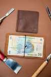 Portofel pentru bancnote din piele