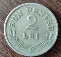 Moneda 2 lei, 1924