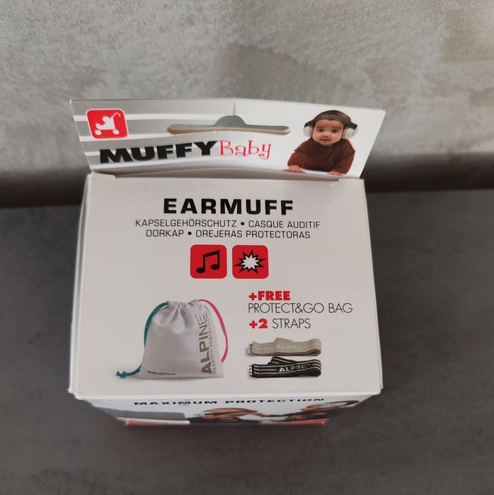 Casti antifonice bebe - Alpine, Muffy Baby, protectie auditiva