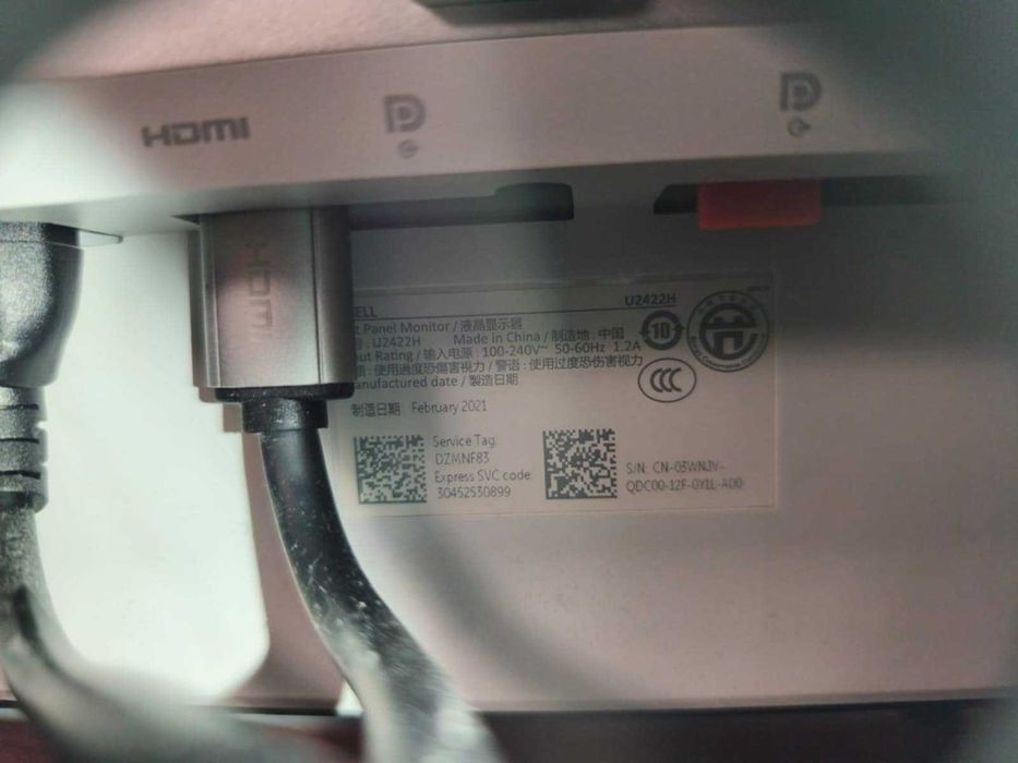 Monitor Full HD DELL Ultrasharp U2422H 23,8" IPS