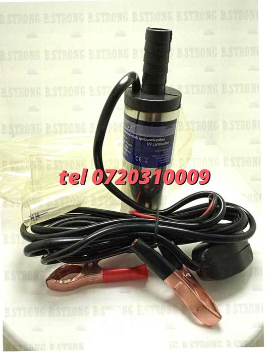 Pompa Electrica Transfer Combustibil Submersibila 12v