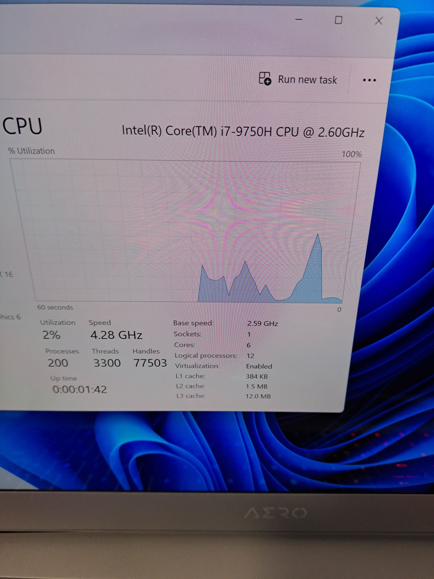 Laptop Gigabyte Aero