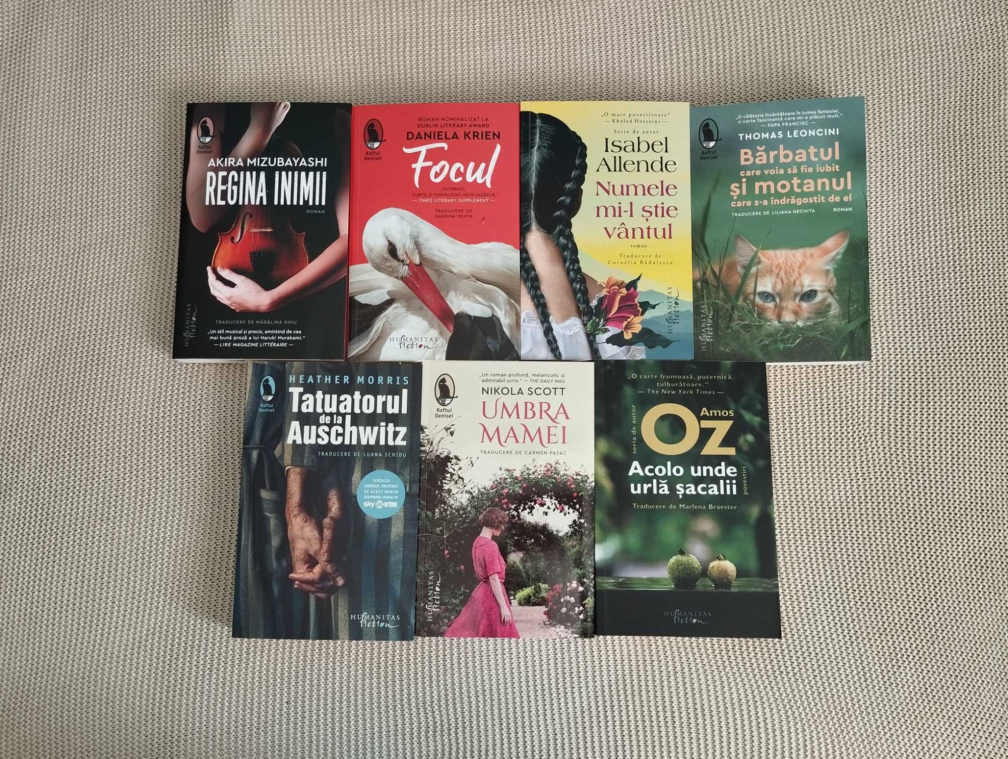 Cărți literatură contemporană / Amos Oz, Zadie Smith, Heather Morris