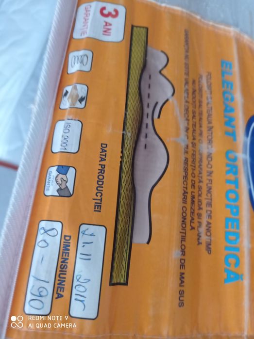 Oferta saltea ortopedica 1 persoană 80X1,90 m 130 lei