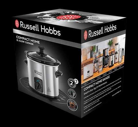 Sigilat Slow cooker Russell Hobbs Compact Home 145 W, 2 L, Inox