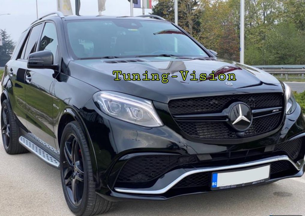 GLE 63 amg coupe пакет C292 броня Mercedes дифузьор степенки W166