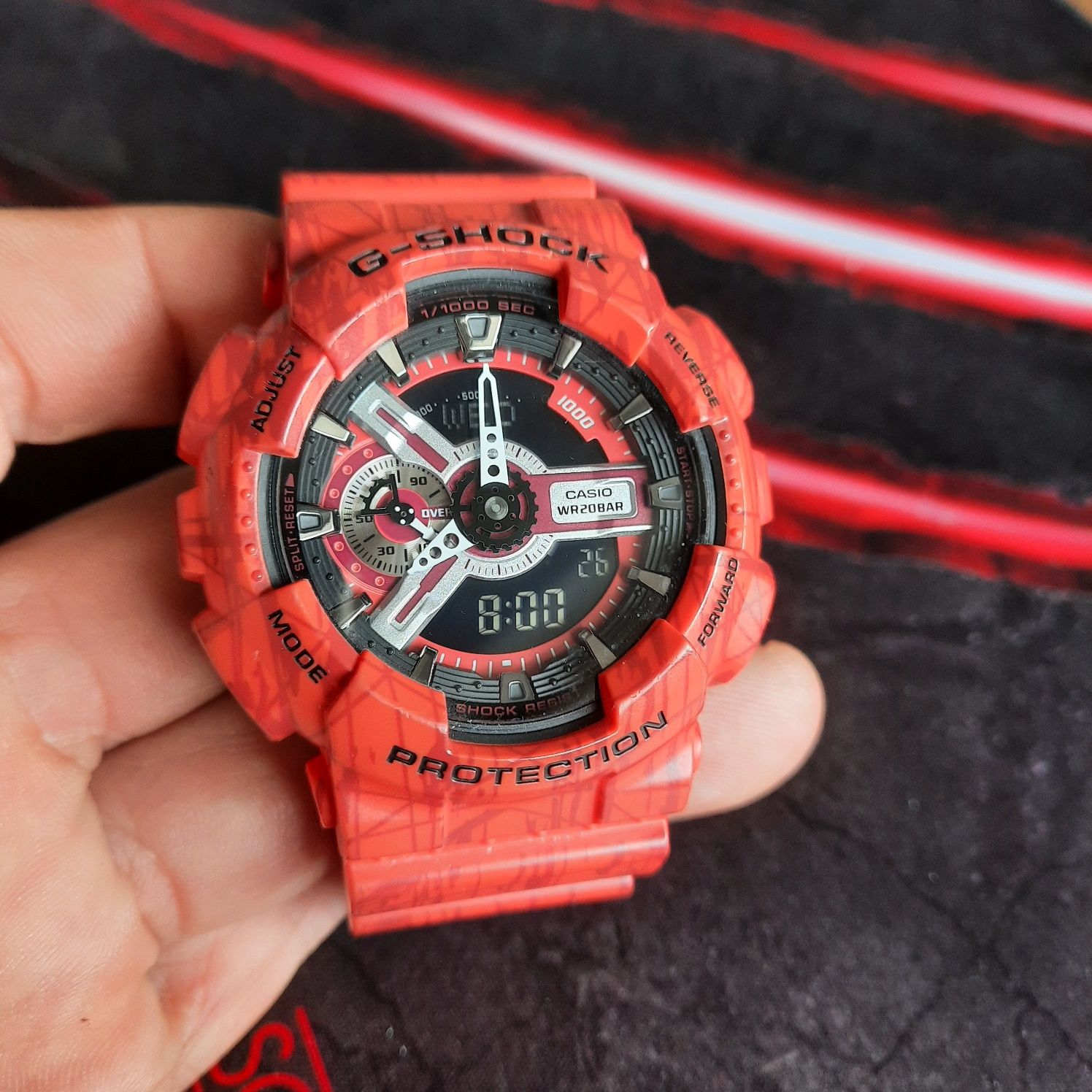 Casio G Shock GA 110SL 4A    Rar