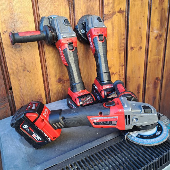 Flex Milwaukee M18 CAG 125 X+Acumulator 5 ah Noi