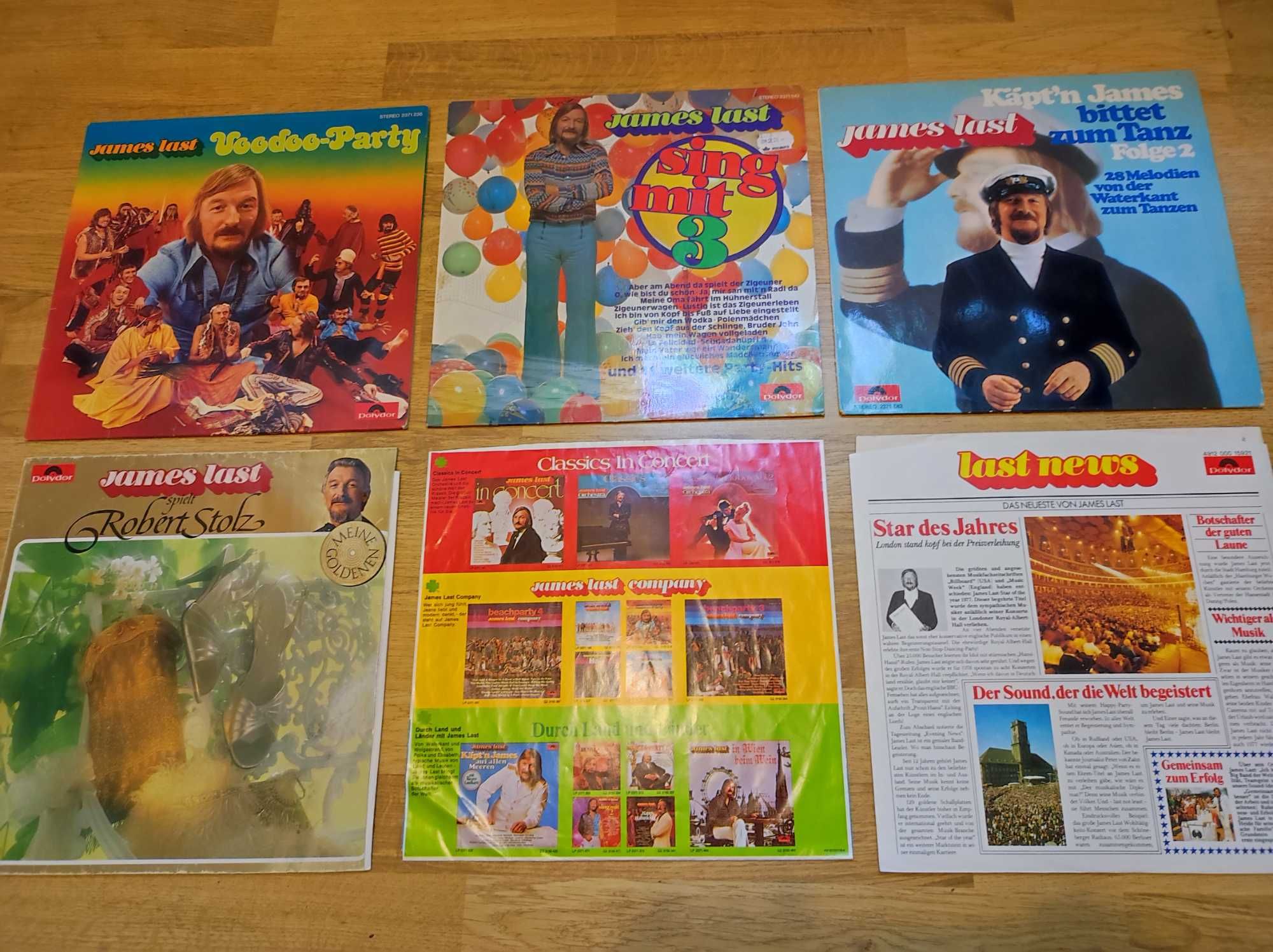 Discuri de vinil James Last si lista cu viniluri