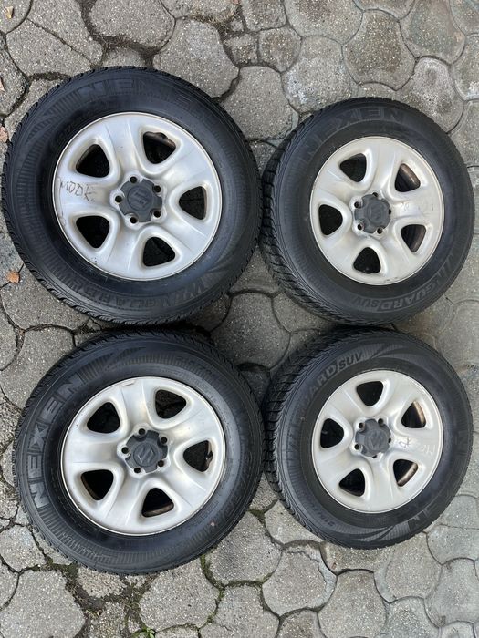 Jante 5x114.3mm, anvelope iarna 215/70 R16 Sukuzi Grand Vitara, Toyota