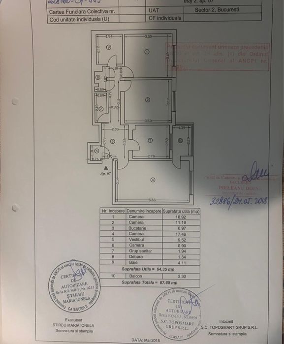 Apartament 3 camere