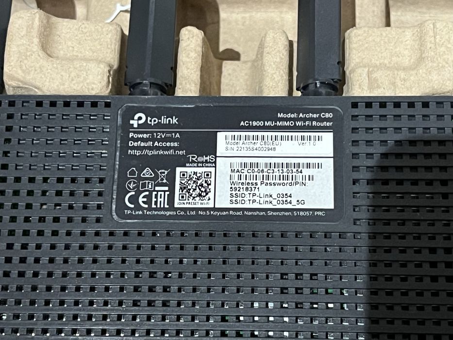 Router WiFi Tp-Link AC1900 Archer C80 2.4, 5GHz