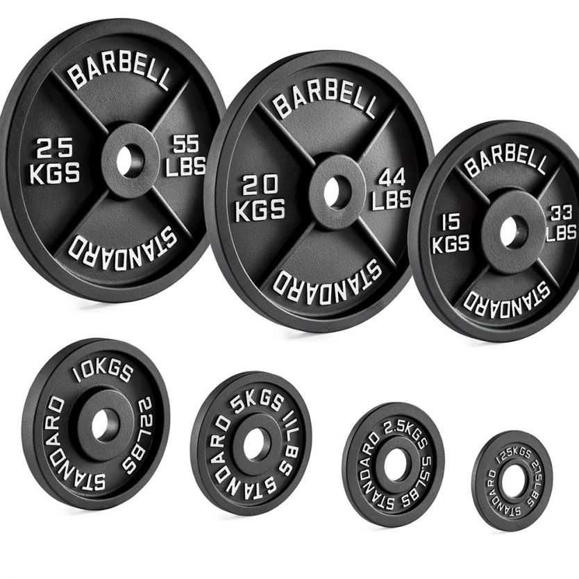 Олимпийски Дискове, Тежести Standard Barbell Plate 1.25 до 25 кг