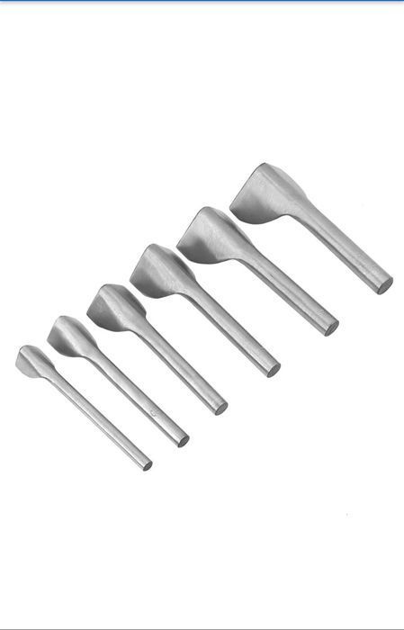 Set 6 cuțite în V de taiat piele : Nr 135