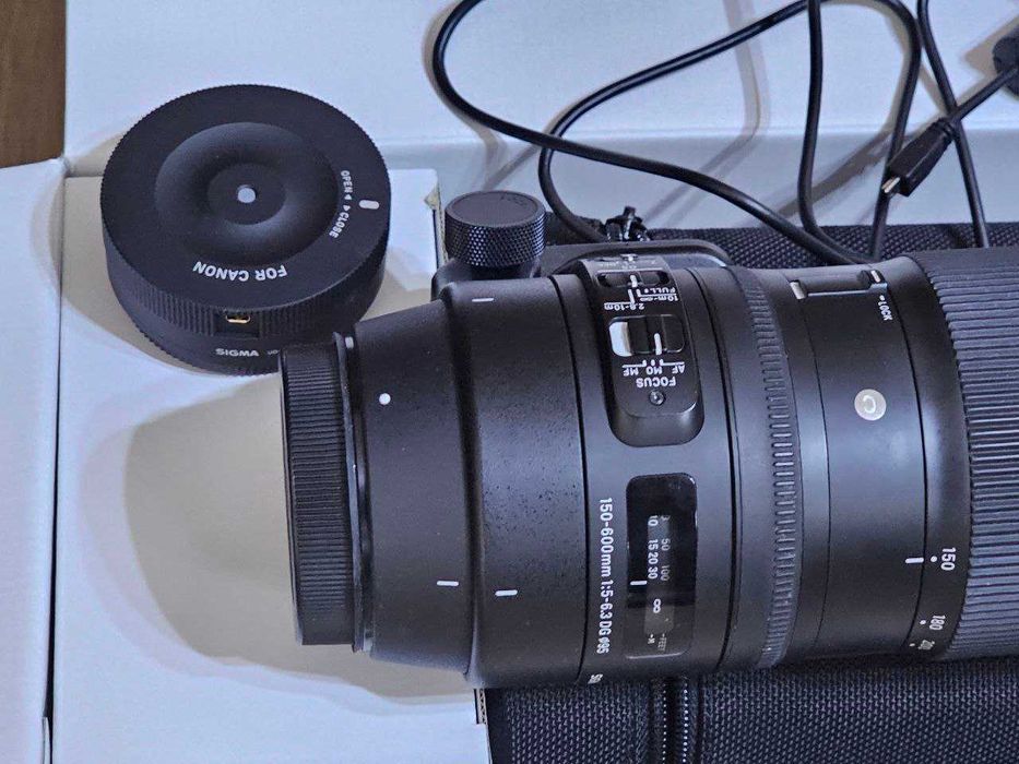 Sigma 150-600mm/5.0-6.3 DG OS HSM Contemporary за Canon + Sigma dock