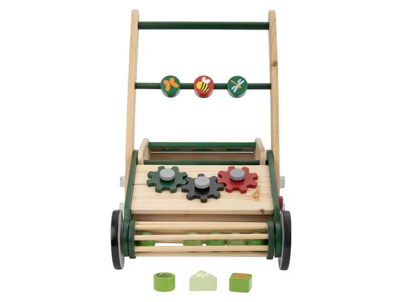 НОВИ! Дървена проходилка Уокър с активности