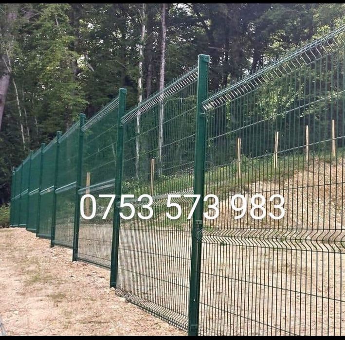 Construim garduri și porti din plasă bordurată sau plasă zincata exact