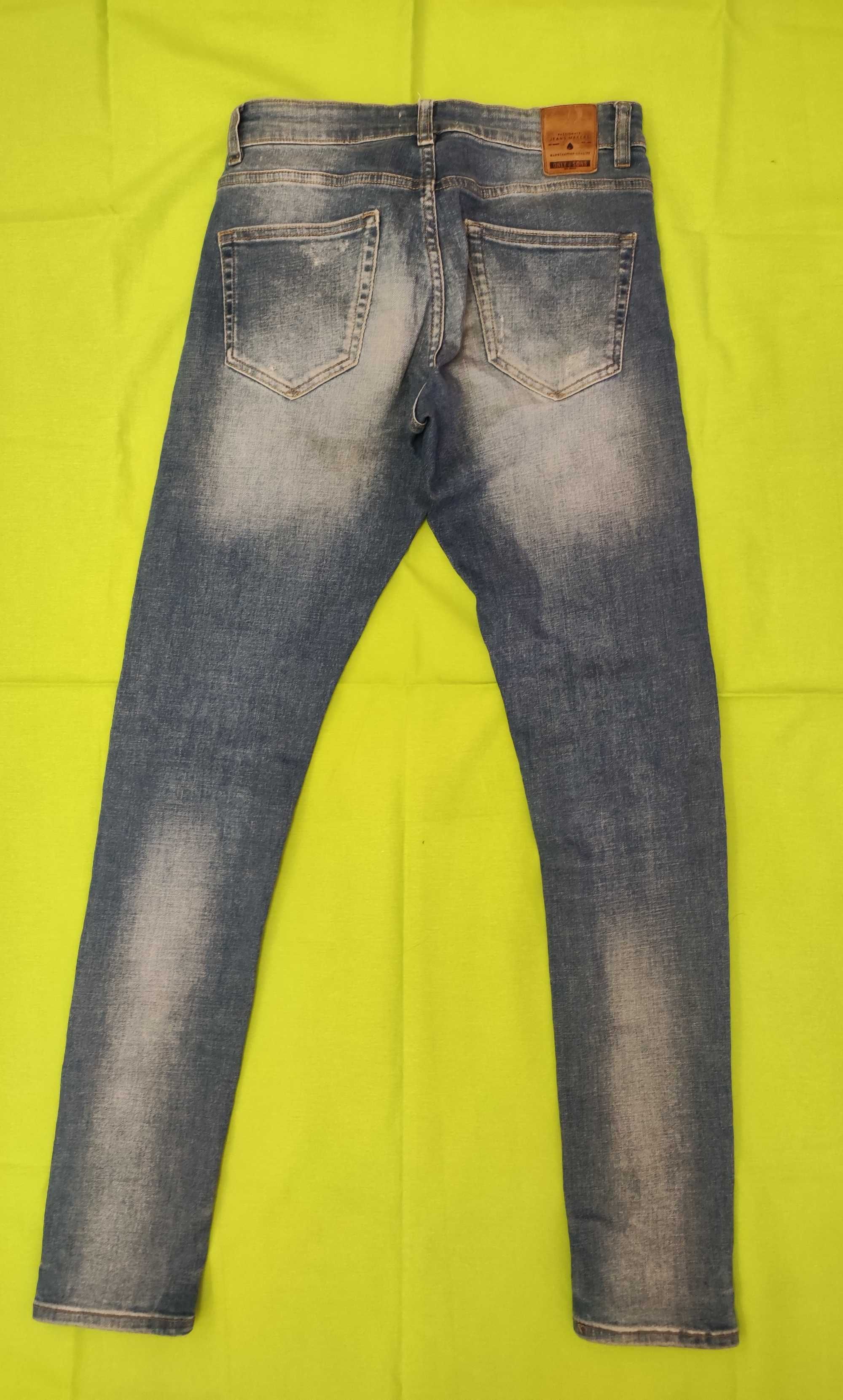 Дънки S -размер, дънки Zara 164, графитено сиви дънки 164см