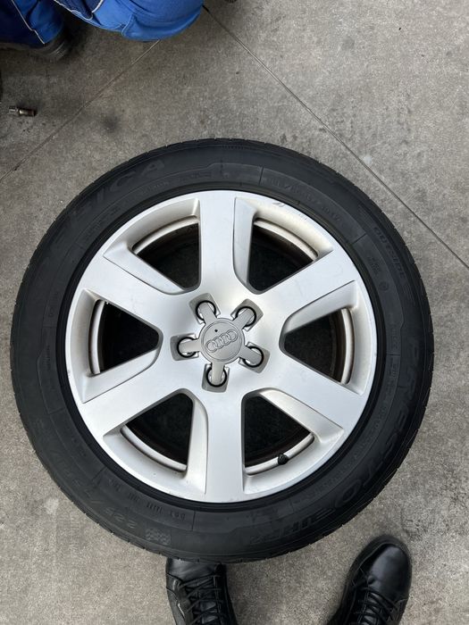 Roti jante audi 5x112 225 55 17 anvelope iarna si vara