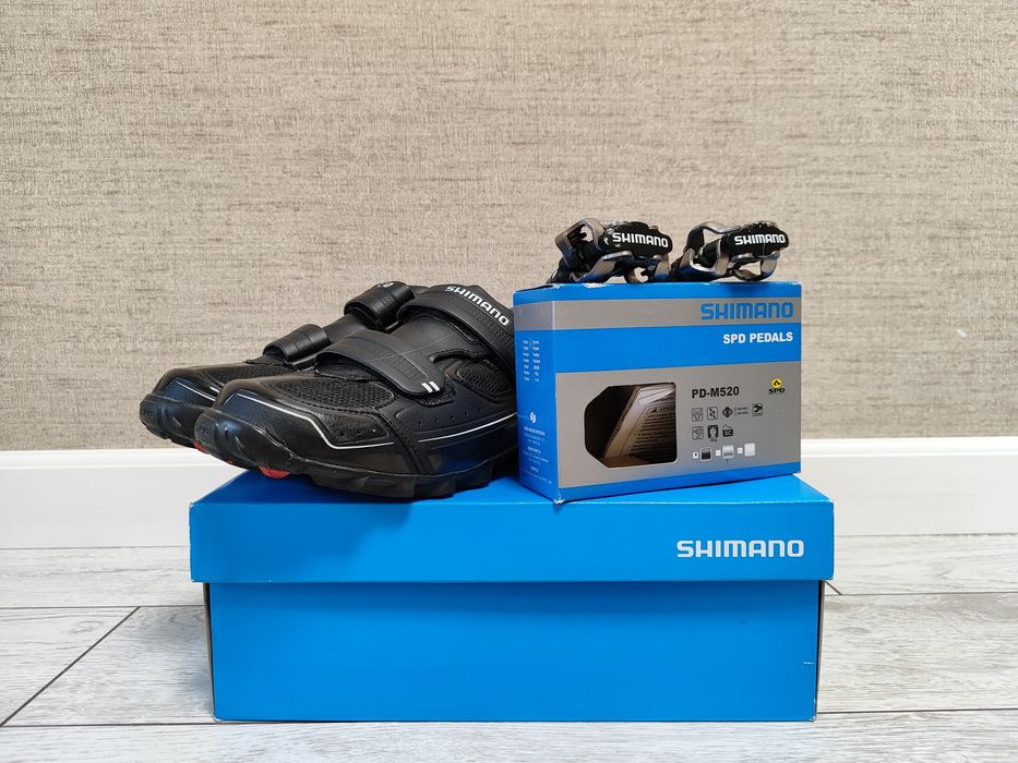 Комплект Велотуфли и Велопедали Shimano оригинал