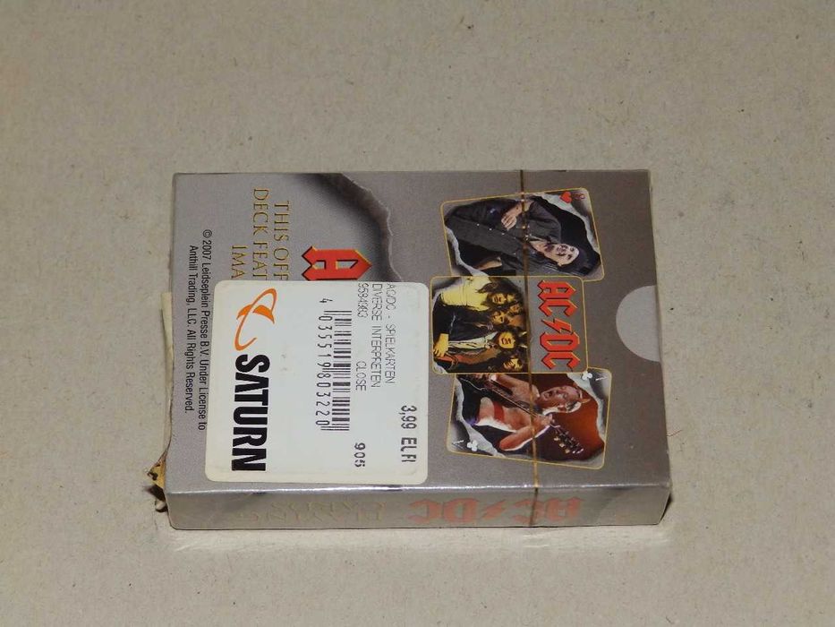 Карти за игра AC/DC